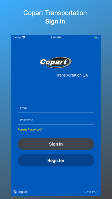 Emulate iPhone app Copart Transportation using MyAndroid Emulate iPhone app Copart Transportation using MyAndroid