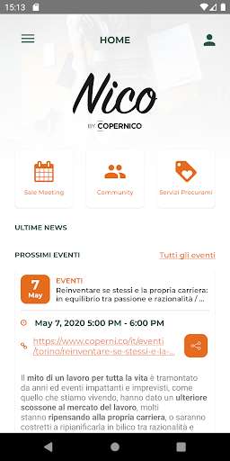 Run android online APK Copernico Mobile App from MyAndroid or emulate Copernico Mobile App using MyAndroid