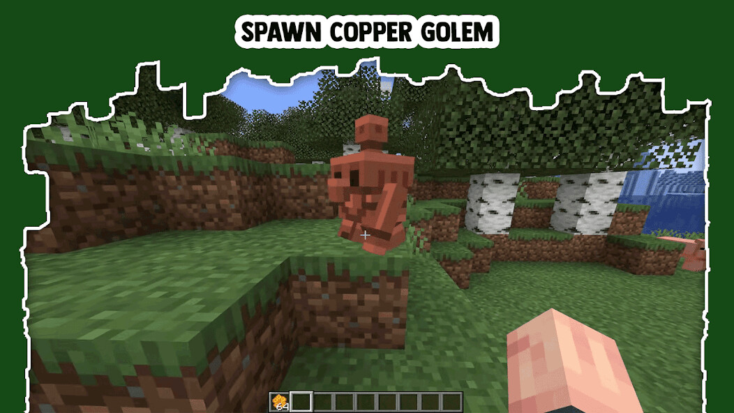 Run android online APK Copper golem MCPE mod from MyAndroid or emulate Copper golem MCPE mod using MyAndroid
