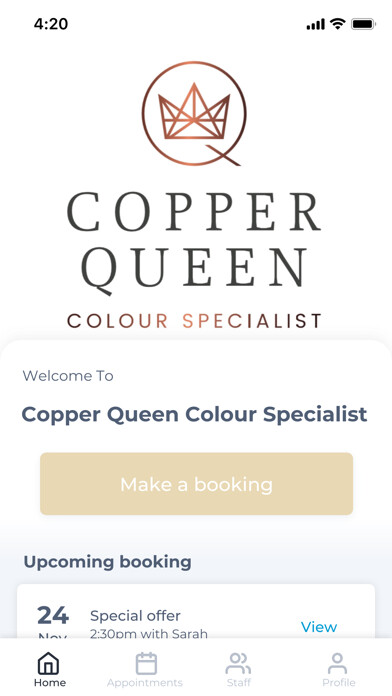 Emulate iPhone app Copper Queen Colour Specialist using MyAndroid Emulate iPhone app Copper Queen Colour Specialist using MyAndroid