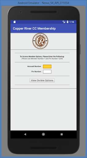 Run android online APK Copper River Country Club Membership Portal from MyAndroid or emulate Copper River Country Club Membership Portal using MyAndroid Run android online APK Copper River Country Club Membership Portal from MyAndroid or emulate Copper River Country Club Membership Portal using MyAndroid