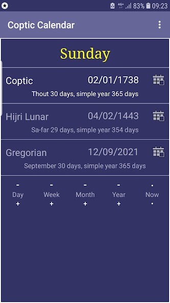 Run android online APK Coptic Calendar from MyAndroid or emulate Coptic Calendar using MyAndroid