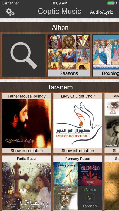 Emulate iPhone app Coptic Music using MyAndroid Emulate iPhone app Coptic Music using MyAndroid