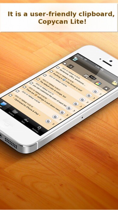 Emulate iPhone app Copycan Lite using MyAndroid