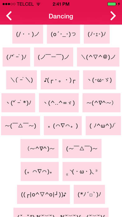 Emulate iPhone app Copy Emoji - share emotions using text emoticons or smileys sorted in categories as happy, sad, curious using MyAndroid Emulate iPhone app Copy Emoji - share emotions using text emoticons or smileys sorted in categories as happy, sad, curious using MyAndroid