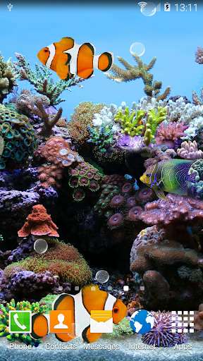 Run android online APK Coral Fish 3D Live Wallpaper from MyAndroid or emulate Coral Fish 3D Live Wallpaper using MyAndroid