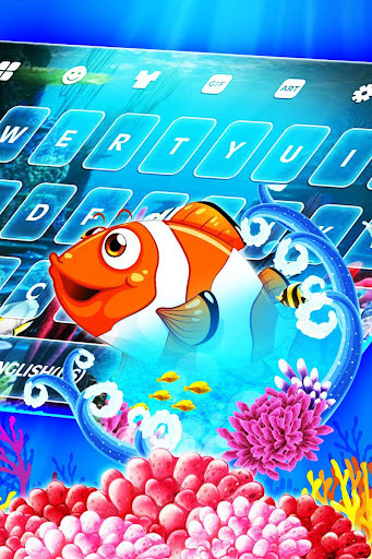 Run android online APK Coral Fish - Animated Keyboard Theme from MyAndroid or emulate Coral Fish - Animated Keyboard Theme using MyAndroid