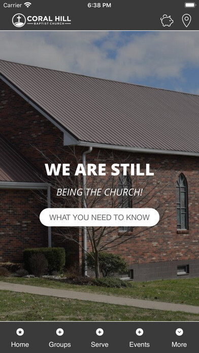 Emulate iPhone app Coral Hill Baptist using MyAndroid Emulate iPhone app Coral Hill Baptist using MyAndroid