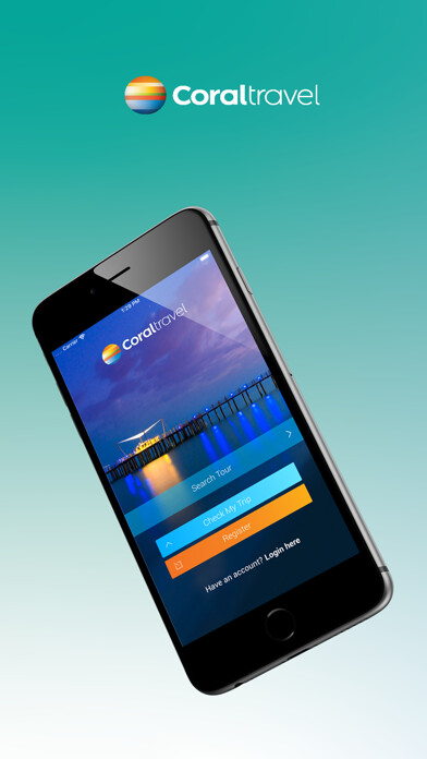 Emulate iPhone app Coral Travel Lithuania using MyAndroid