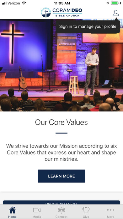 Emulate iPhone app Coram Deo Bible Church using MyAndroid Emulate iPhone app Coram Deo Bible Church using MyAndroid