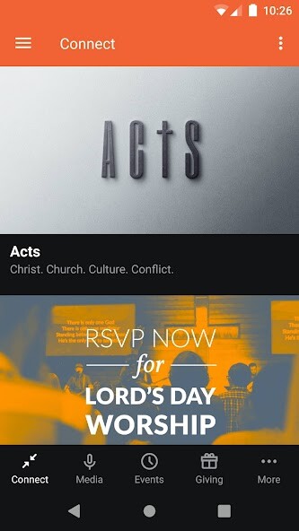 Emulate iPhone app Coram Deo Church using MyAndroid Emulate iPhone app Coram Deo Church using MyAndroid