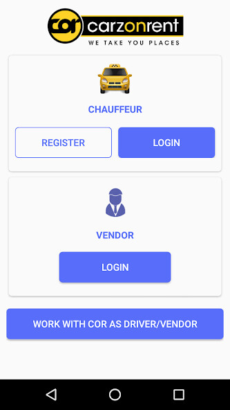 Run android online APK COR- Chauffeur and Vendor App from MyAndroid or emulate COR- Chauffeur and Vendor App using MyAndroid Run android online APK COR- Chauffeur and Vendor App from MyAndroid or emulate COR- Chauffeur and Vendor App using MyAndroid