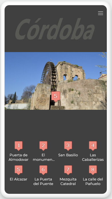 Emulate iPhone app Cordoba Walks using MyAndroid Emulate iPhone app Cordoba Walks using MyAndroid