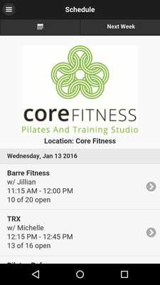 Emulate Android APK Core Fitness LLC