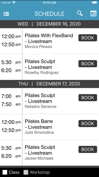Emulate iPhone app CORE Studio PIlates using MyAndroid