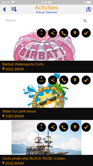 Emulate iPhone app Corfu Tourist using MyAndroid Emulate iPhone app Corfu Tourist using MyAndroid