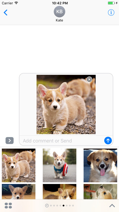 Emulate iPhone app Corgi Sticker Pack using MyAndroid Emulate iPhone app Corgi Sticker Pack using MyAndroid