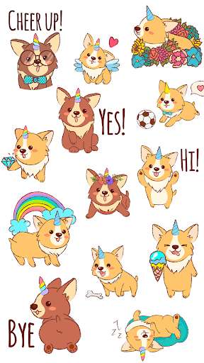 Emulate Android APK Corgi Unicorn stickers for WhatsApp WAStickerApps Emulate Android APK Corgi Unicorn stickers for WhatsApp WAStickerApps