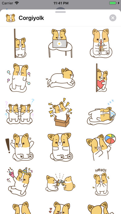 Emulate iPhone app Corgiyolk using MyAndroid