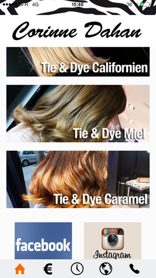 Emulate iPhone app Corinne Dahan Coiffure using MyAndroid Emulate iPhone app Corinne Dahan Coiffure using MyAndroid