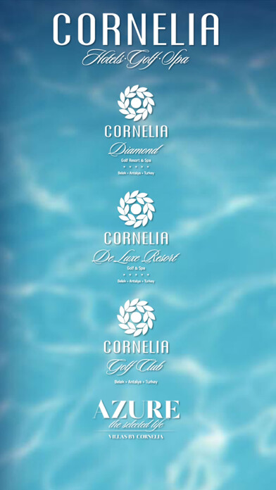 Emulate iPhone app Cornelia Hotels Golf Spa using MyAndroid