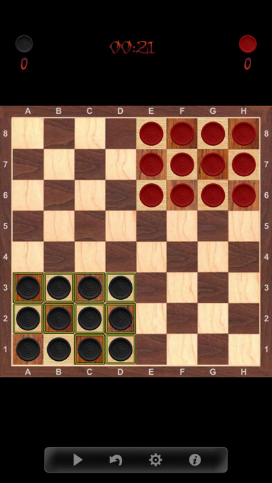 Emulate iPhone app Corner Checkers! using MyAndroid