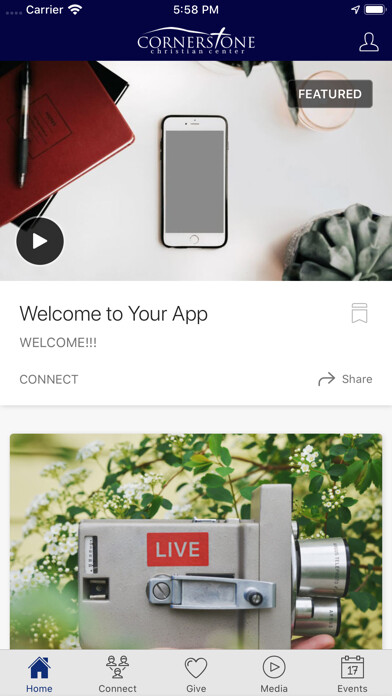 Emulate iPhone app Cornerstone Antioch using MyAndroid Emulate iPhone app Cornerstone Antioch using MyAndroid