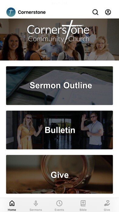 Emulate iPhone app Cornerstone Atascadero using MyAndroid