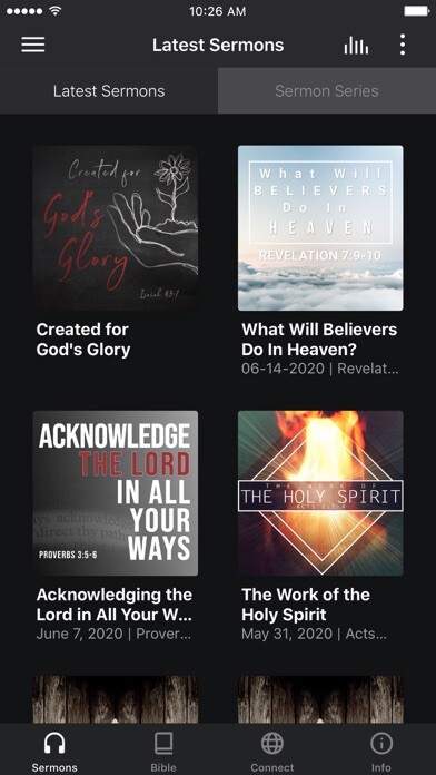 Emulate iPhone app Cornerstone Church Anchorage using MyAndroid