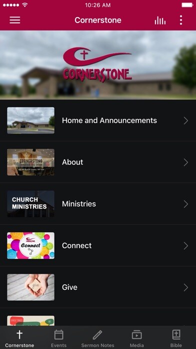 Emulate iPhone app Cornerstone Owatonna using MyAndroid Emulate iPhone app Cornerstone Owatonna using MyAndroid