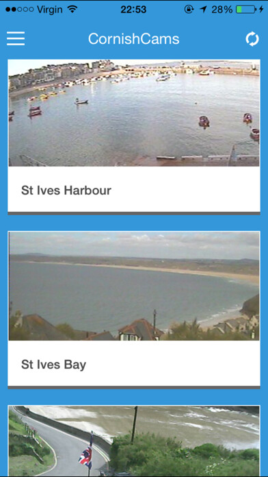Emulate iPhone app CornishCams using MyAndroid Emulate iPhone app CornishCams using MyAndroid
