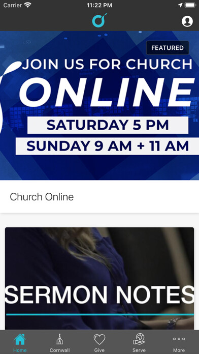Emulate iPhone app Cornwall Church US using MyAndroid