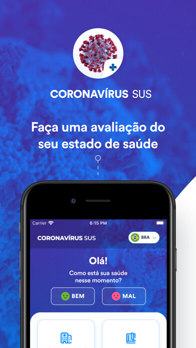 Emulate iPhone app Coronavírus - SUS using MyAndroid Emulate iPhone app Coronavírus - SUS using MyAndroid