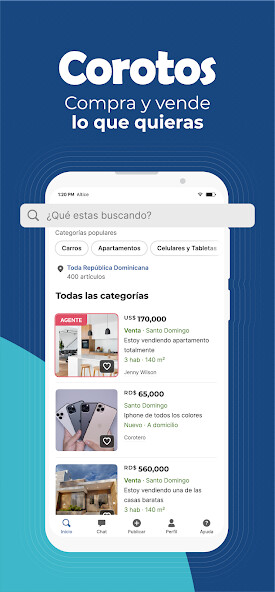 Run android online APK Corotos buy and sell nearby from MyAndroid or emulate Corotos buy and sell nearby using MyAndroid