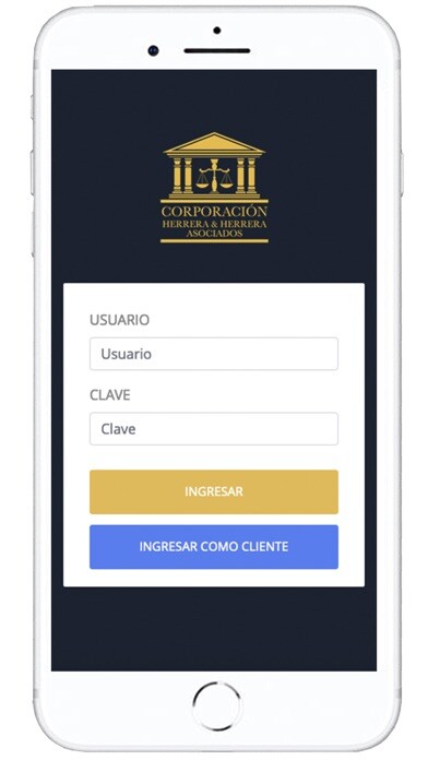 Emulate iPhone app Corporación Herrera Asociados using MyAndroid Emulate iPhone app Corporación Herrera Asociados using MyAndroid