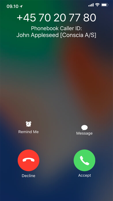 Emulate iPhone app Corporate Phonebook using MyAndroid
