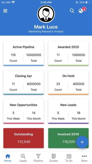 Emulate iPhone app CorporateStack CRM using MyAndroid Emulate iPhone app CorporateStack CRM using MyAndroid
