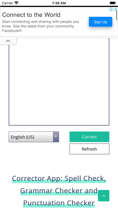 Emulate iPhone app Corrector App using MyAndroid Emulate iPhone app Corrector App using MyAndroid