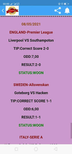 Run android online APK CORRECT SCORE GURU from MyAndroid or emulate CORRECT SCORE GURU using MyAndroid Run android online APK CORRECT SCORE GURU from MyAndroid or emulate CORRECT SCORE GURU using MyAndroid