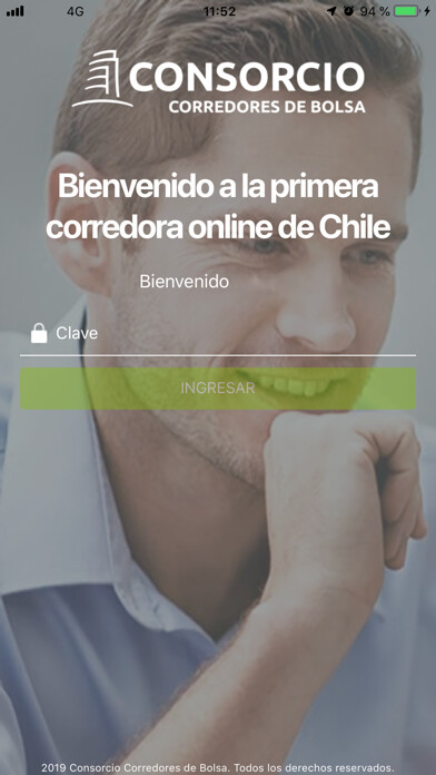 Emulate iPhone app Corredores de Bolsa Consorcio using MyAndroid Emulate iPhone app Corredores de Bolsa Consorcio using MyAndroid