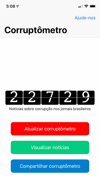 Emulate iPhone app Corruptometro Brasil using MyAndroid Emulate iPhone app Corruptometro Brasil using MyAndroid