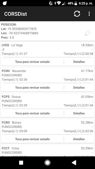 Run android online APK CORSDist from MyAndroid or emulate CORSDist using MyAndroid
