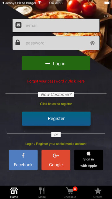 Emulate iPhone app Corsham Kebab Pizza House using MyAndroid Emulate iPhone app Corsham Kebab Pizza House using MyAndroid
