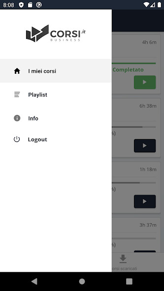 Run android online APK Corsi.it - Business App from MyAndroid or emulate Corsi.it - Business App using MyAndroid