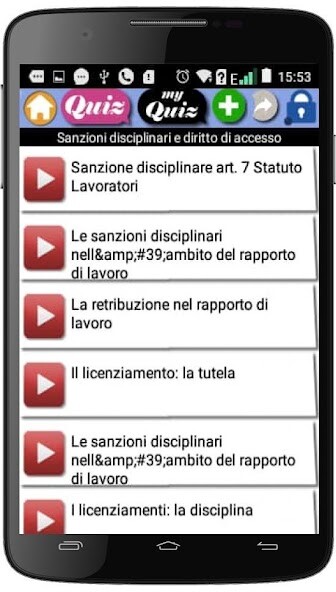 Run android online APK Corso Diritto del Lavoro from MyAndroid or emulate Corso Diritto del Lavoro using MyAndroid