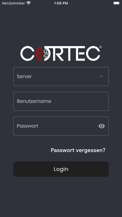 Emulate iPhone app Cortec ERP using MyAndroid