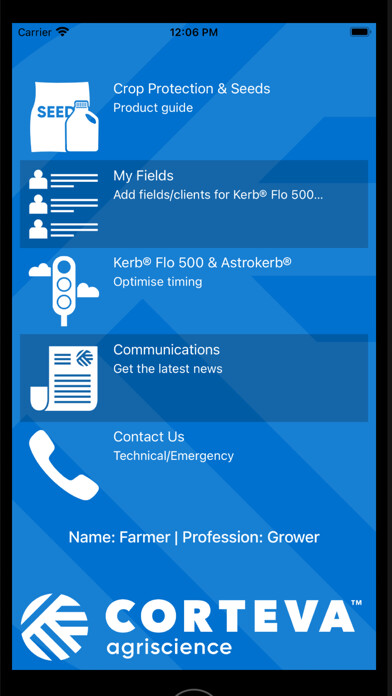Emulate iPhone app Corteva Arable using MyAndroid