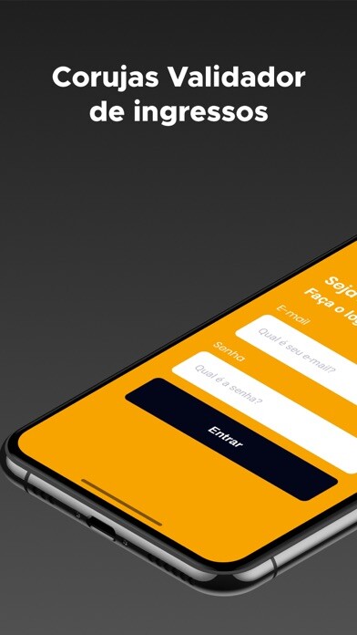 Emulate iPhone app Corujas Validador de Ingressos using MyAndroid