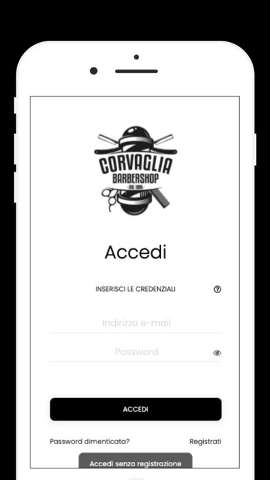 Emulate iPhone app Corvaglia Barber Shop using MyAndroid Emulate iPhone app Corvaglia Barber Shop using MyAndroid