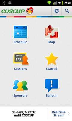 Emulate Android APK COSCUP 2011